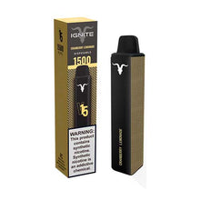 Cranberry Lemonade Ignite v15 Disposable Vape