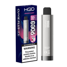 Dragon Candy Flavored HQD Cuvie Plus 2.0 Disposable Vape Device - 9000 Puffs | everythingvapes.com - 1PC