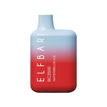 Watermelon Ice Flavored EB Design (formerly Elf Bar) BC3500 Disposable Vape Device giving 3500 Puffs