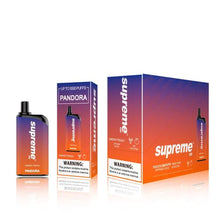 Energy Peach flavored Supreme Pandora Disposable Vape Device 7000 Puffs