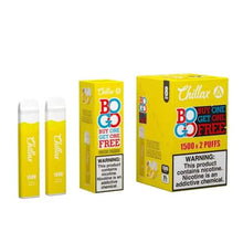 Frozen Banana Flavored Chillax Disposable Vape with 1200 puffs