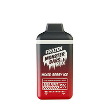 Monster Bars MAX Disposable Vape Device by Jam Monster - 6PK Frozen Mixed Berry Ice