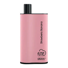 Fume INFINITY Disposable Vape Device flavored Strawberry Banana 3500 Puffs