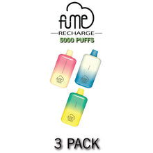 Fume RECHARGE Disposable Vape Device | 5000 Puffs - 3Pk