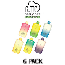 Fume RECHARGE Disposable Vape Device | 5000 Puffs - 6Pk