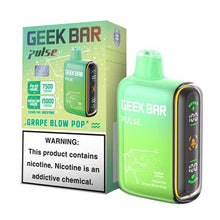 Grape Blow Pop Flavored Geek bar Pulse Disposable Vape Device - 15000 Puffs | everythingvapes.com - 10PK