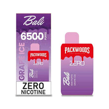 Grape Ice Flavored Bali x Packwood ZERO Disposable Vape Device - 6500 Puffs | everythingvapes.com - 1PC