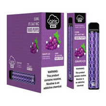 Grape Ice flavor Airis MAX Disposable Vape Device 1600 puffs
