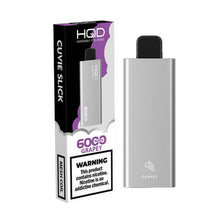 Grapey Flavored HQD Cuvie Slick Disposable Vape Device 6000 Puffs - 10 Pack | everythingvapes.com