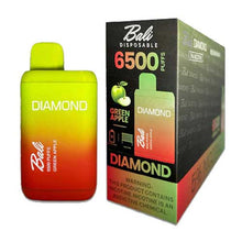 Green Apple Flavored Bali DIAMOND Disposable Vape Device 6500 puffs