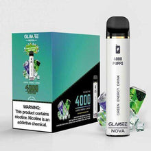 Green Energy Drink Glamee Nova Disposable Vape Device 4000 Puffs - EveryThing Vapes