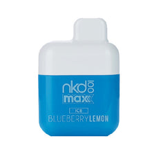 Ice Blueberry Lemon Flavored NKD 100MAX Disposable Vape Device - 4500 Puffs | everythingvapes.com - 10PK