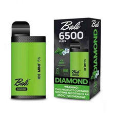 Ice Mint flavored Bali DIAMOND Disposable Vape Device 6500 Puffs