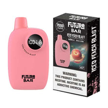 Iced Peach Blast (Peach Ice) Flavored Future Bar Ai7 Disposable Vape Device 7000 Puffs 10PK | everythingvapes.com