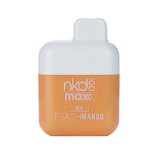 Ice Peach Mango Flavored NKD 100MAX Disposable Vape Device - 4500 Puffs | everythingvapes.com - 10PK