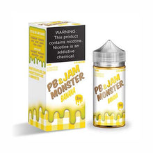 Jam Monster PB & Jam Banana 100ml Vape Juice - EveryThing Vapes