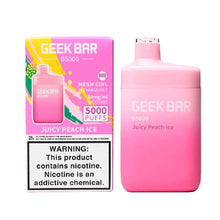 Juicy Peach Ice Flavored Geek Bar B5000 Disposable Vape Device - 5000 Puffs | everythingvapes.com - 1PC