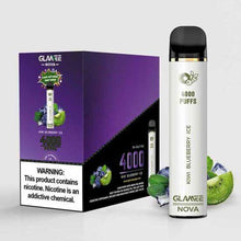 Kiwi Blueberry Ice Glamee Nova Disposable Vape Device 4000 Puffs - EveryThing Vapes