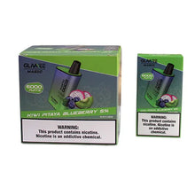 Kiwi Pitaya Blueberry flavor Glamee MAGIC Disposable Vape Pod 6000 PUFFS
