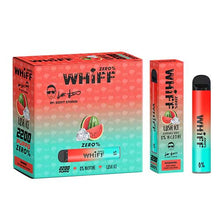 Lush Ice Flavored Whiff ZERO 0% Disposable Vape Device