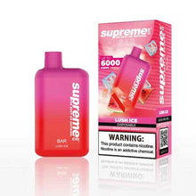 Lush Ice Flavored Supreme BAR Disposable Vape Device 6000 Puffs 3PK | everythingvapes.com