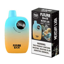 Mercury Lada (Pina Colada Ice) Flavored Future Bar Ai7 Disposable Vape Device 7000 Puffs 3PK | everythingvapes.com