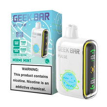 Miami Mint Flavored Geek bar Pulse Disposable Vape Device - 15000 Puffs | everythingvapes.com - 10PK