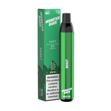 Mint Flavored Monster Bars Disposable Vape Device 3500 puffs