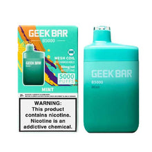 Mint Flavored Geek Bar B5000 Disposable Vape Device - 5000 Puffs | everythingvapes.com - 1PC