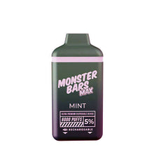 Monster Bars MAX Disposable Vape Device by Jam Monster - 6PK Mint