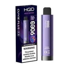 Mixed Berries Flavored HQD Cuvie Plus 2.0 Disposable Vape Device - 9000 Puffs | everythingvapes.com - 1PC