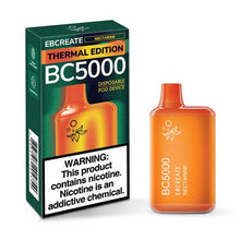 Nectarine Flavored EB Create BC5000 Thermal Edition Disposable Vape Device - 5000 Puffs | everythingvapes.com -10PK