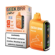 Orange Creamsicle Flavored Geek bar Pulse Disposable Vape Device - 15000 Puffs | everythingvapes.com - 10PK
