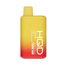 6 Pack Orange Ice Flavored HQD Cuvie BAR Disposable Vape Device 7000 Puffs | everythingvapes.com