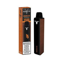 Orange Ice Ignite V15 Disposable Vape Device - EveryThing Vapes