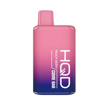 6 Pack Peach Berry Flavored HQD Cuvie BAR Disposable Vape Device 7000 Puffs | everythingvapes.com