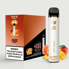 Peach Mango Glamee Nova Disposable Vape Device 4000 Puffs - EveryThing Vapes