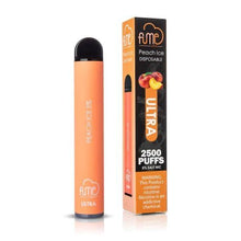 Peach Ice flavor Fume Ultra Disposable Vape Device - EveryThing Vapes