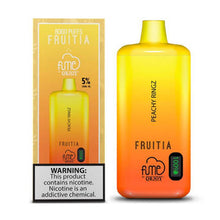 Peachy Ringz Flavored Fume FRUITIA Disposable Vape Device - 8000 Puffs | everythingvapes.com - 6PK