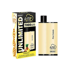 Pina Colada Flavored Fume UNLIMITED Disposable Vape Device