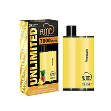 Pineapple Flavored Fume UNLIMITED Disposable Vape Device