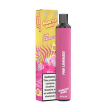 Pink Lemonade Flavored Monster Bars Disposable Vape Device 3500 puffs