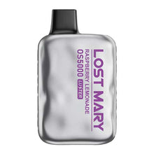 Raspberry Lemonade Flavored Lost Mary Luster OS5000 Disposable Vape Device 5000 puffs