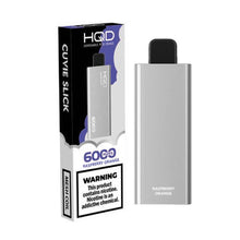 Raspberry Orange Flavored HQD Cuvie Slick Disposable Vape Device 6000 Puffs - 10 Pack | everythingvapes.com