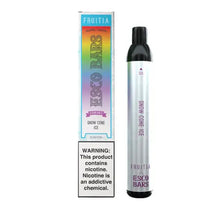 Snow Cone Ice flavored Pastel Cartel FRUITIA Esco Bars MESH Vape