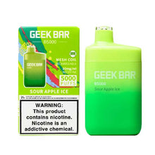 Sour Apple Ice Flavored Geek Bar B5000 Disposable Vape Device - 5000 Puffs | everythingvapes.com - 1PC