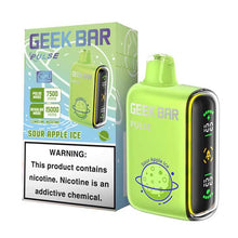 Sour Apple Ice Flavored Geek bar Pulse Disposable Vape Device - 15000 Puffs | everythingvapes.com - 10PK