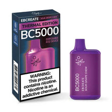 Sour Grape Chew Flavored EB Create BC5000 Thermal Edition Disposable Vape Device - 5000 Puffs | everythingvapes.com -3PK