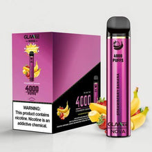 Strawberry Banana Glamee Nova Disposable Vape Device - EveryThing Vapes