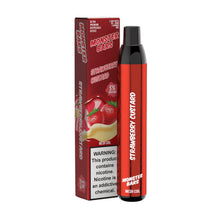 Strawberry Custard Flavored Monster Bars Disposable Vape Device 3500 puffs